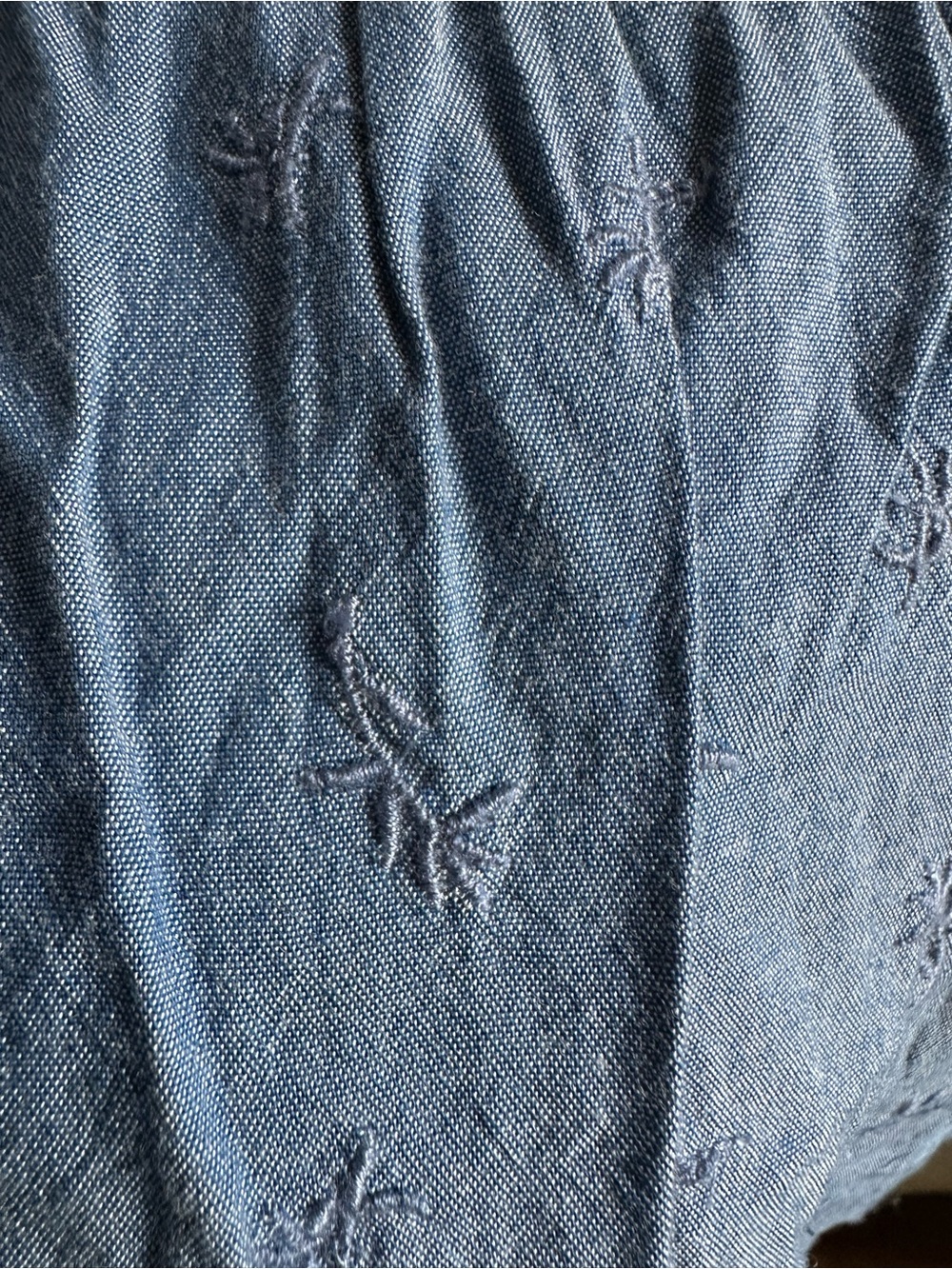Blue Button-Front Maxi Dress - Picture 5 of 6